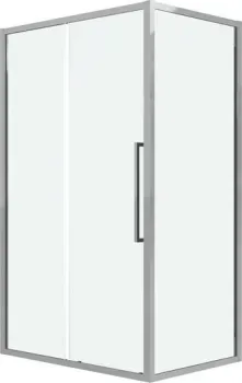 Grossman Cosmo 100х100х195 120.K33.02.1010.10.00 (хром/прозрачное стекло)