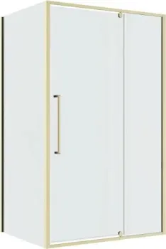 Niagara Nova NG-45-12ASG-A90SG-34 120х90х195 (золото сатин/прозрачное стекло)
