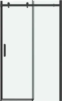 Grossman Classic 100.K33.04.140.21.00 140х195 (черный матовый/стекло прозрачное)