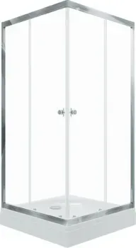 Triton Вента 100x100 (хром, с поддоном)