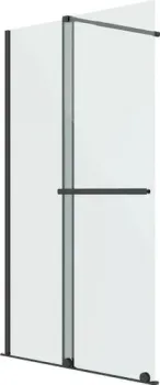 Niagara Nova NG-671-12BLACK 120x200 (черный матовый/прозрачное стекло)