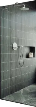 MaybahGlass 195x79 MGD-695-5у (прозрачное стекло/хром матовый)