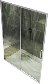 MaybahGlass 195x120 MGD-1276-5 (бесцветное стекло/хром матовый)