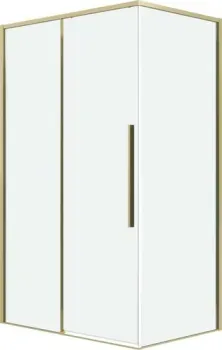 Grossman Galaxy 100x90x195 120.K33.01.1090.32.00 (золото сатин/прозрачное стекло)