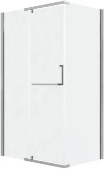 Grossman Pragma 100x80x195 120.K33.03.1080.10.02 (хром/шиншилла стекло)