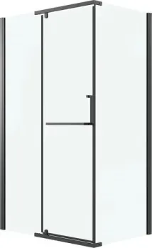 Grossman Pragma 110x90x195 120.K33.03.1190.21.00 (черный матовый/стекло прозрачное)
