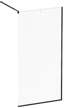 AM.PM Func 90x200 W84WI-90-F1-BTE (черный/прозрачное стекло)