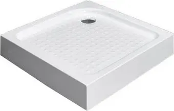 Aquabath Квадратный Atlas ABS80 (80x80, белый, с сифоном)