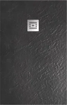 BelBagno TRAY-MR-UNO-AH-120/90-35-NERO 120x90