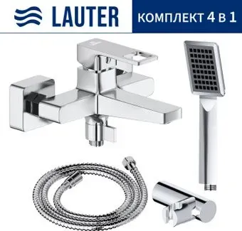 Lauter Cascade 21CK6615C с лейкой Relexa Serene 21S00103