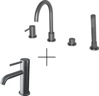 Oliveeka OL-669017+88869017-BGM (матовый оружейный металл)