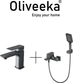 Oliveeka OL-639003A+139003-BGM (матовый оружейный металл)