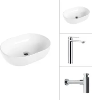 Lauter 21836A + Moon 21СK81691C с сифоном 21635CH (хром)