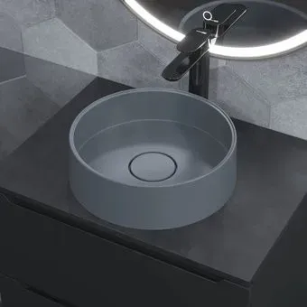Uperwood Tanos Quartz 35 см круглая (бетон)