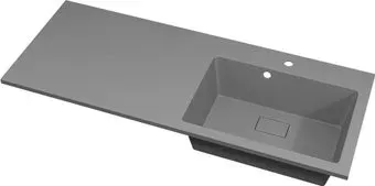 Uperwood Cosmos Quartz 120 см правая-крыло слева (серый шелк)