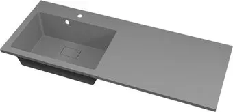 Uperwood Cosmos Quartz 120 см левая-крыло справа (серый шелк)