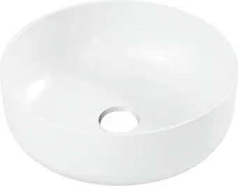 Belux Турин 410 круг (18, белый матовый/Solid Surface)