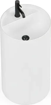 Belux Осло 450x800 (18, белый матовый/Solid Surface)