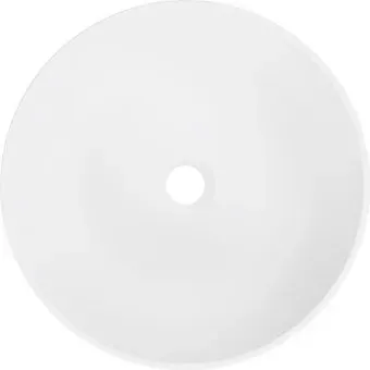 Belux Джаз 410 Круг (18, белый матовый/Solid Surface)