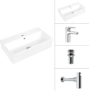 Lauter 21855 + Awe 21CK128C + сифон 21635CH + донный клапан 21190CH (хром)
