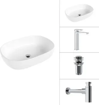 Lauter 21836 + Cascade 21СК0655C + сифон 21635CH + дон.клапан 21190CH (хром)
