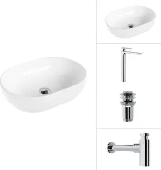 Lauter 21836A + Reef 21CK8678C + сифон 21635CH + дон.клапан 21190CH (хром)