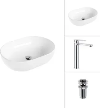Lauter 21836A + Moon 21СK81691C с донным клапаном 21190CH (хром)