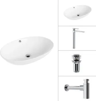 Lauter 21709 + Reef 21CK8678C + сифон 21635CH + дон.клапан 21190CH (хром)