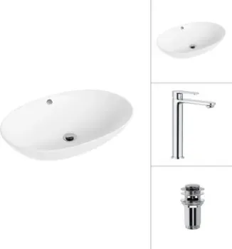 Lauter 21709 + Moon 21СK81691C с донным клапаном 21190CH (хром)