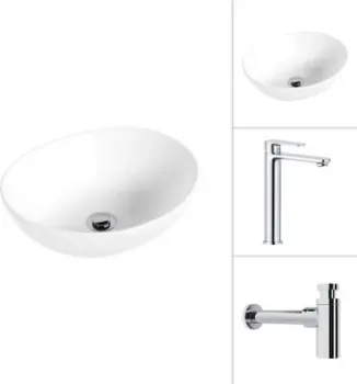 Lauter 21652 + Moon 21СK81691C с сифоном 21635CH (хром)