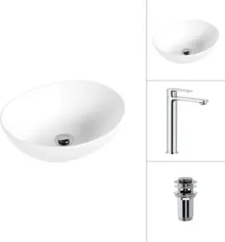 Lauter 21652 + Moon 21СK81691C с донным клапаном 21190CH (хром)