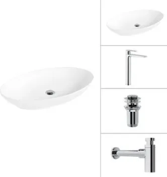Lauter 21571 + Reef 21CK8678C + сифон 21635CH + дон.клапан 21190CH (хром)