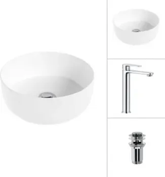 Lauter 21499-31 + Moon 21СK81691C с донным клапаном 21190CH (хром)
