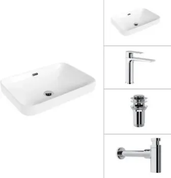 Lauter 21441A + Reef 21CK678C + сифон 21635CH + донный клапан 21190CH (хром)