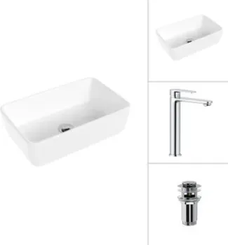Lauter 21674A + Moon 21СK81691C с донным клапаном 21190CH (хром)