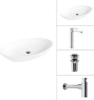 Lauter 21571 + Moon 21СK81691C + сифон 21635CH + дон.клапан 21190CH (хром)