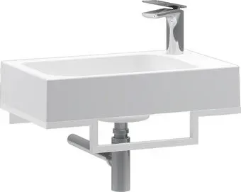 Belux Темпо-3 HR1240 L (белый, с каркасом, сифоном, донным клапаном)