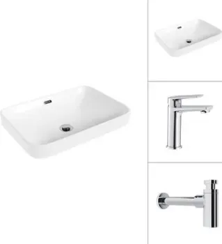 Lauter 21441A + Sky 21CK533C с сифоном 21635CH (хром)