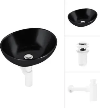 Lauter 21652-A + клапан 21190W + сифон 21635W (белый матовый)