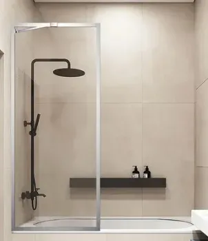 Veconi 80x150 PL85-80-01-C7 (стекло прозрачное/хром)
