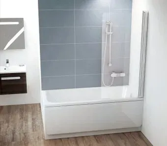 Ravak CVS1 80 (серебристый/прозрачное) правая
