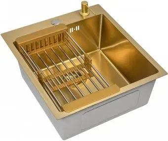 Diamond 450*500, коландер, дозатор GOLD DECOR