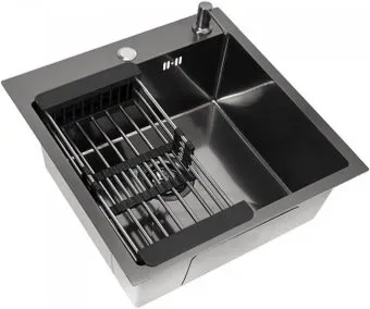 Diamond 500*500, коландер, дозатор BLACK DECOR