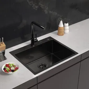 ARFEKA Eco AR 600*500 Black PVD Nano Decor Volcanic Rock