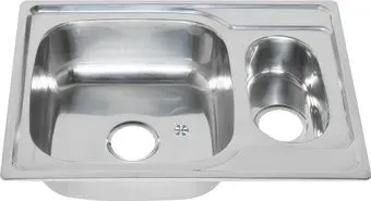 Melana MLN-6950S U (полированная, глубина чаши 18 см., сталь 0.8 мм.)