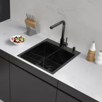 ARFEKA ECO AR мойка 450*500, коландер F, дозатор BLACK DECOR MILLET