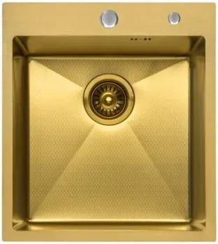 ALLBA 450x500 Gold PVD Decor (коландер, дозатор)