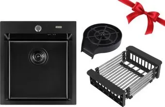 ARFEKA AF 450*505 BLACK PVD NANO+ринзер+коландер