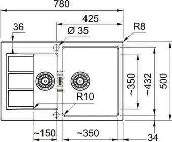 Franke S2D 651-78 143.0618.684