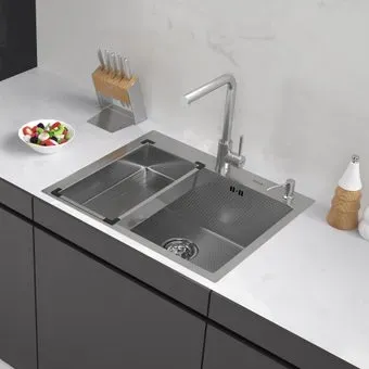 ARFEKA Eco AR мойка 600*500, коландер G, дозатор Satin Decor